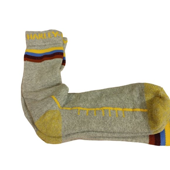 𝅺435 Harley-Davidson	2-pack calf / crew socks s1 - Picture 4 of 8